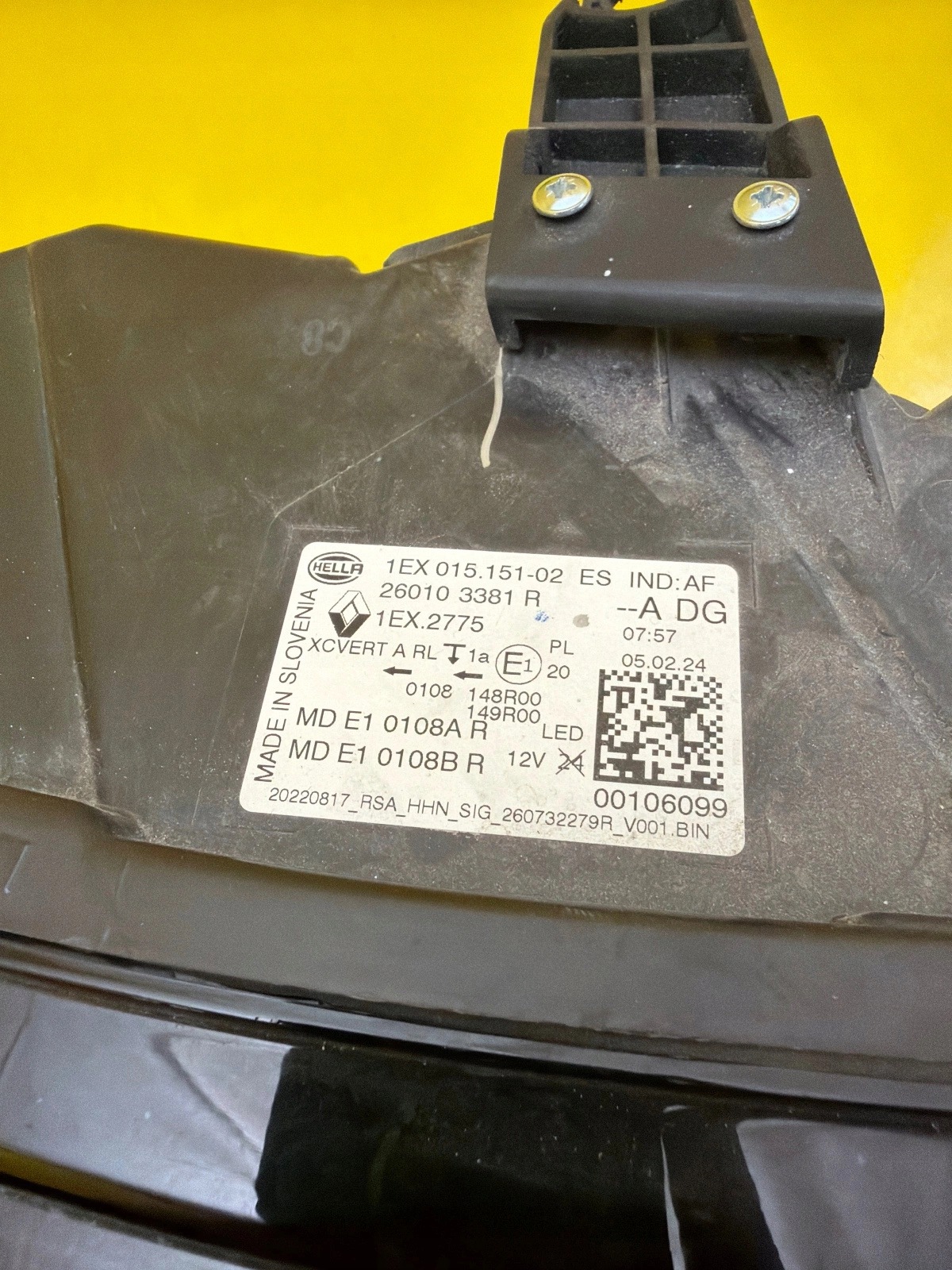 light right front Renault Austral Full Led 2022-2025 260103381R