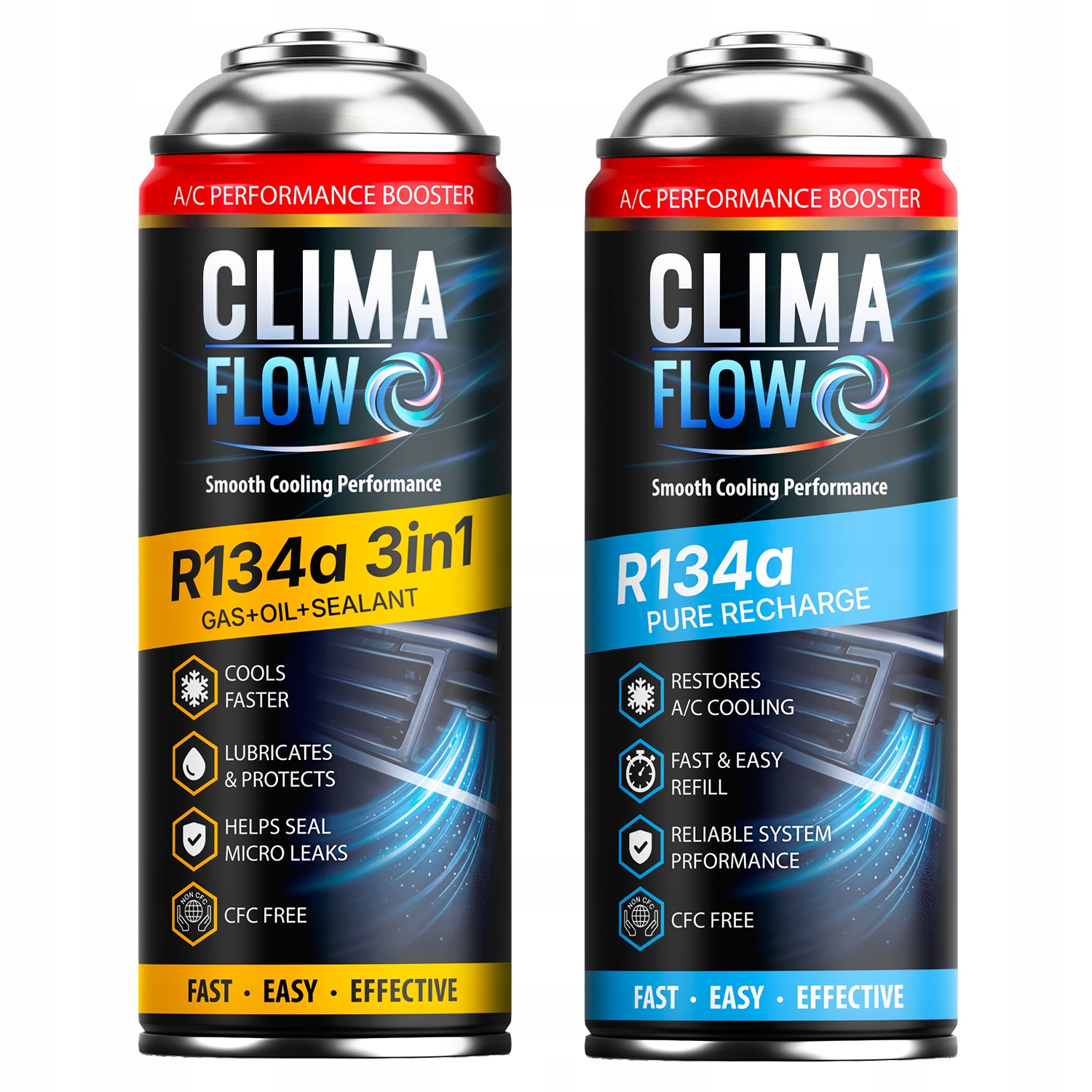 Clima Flow Klimatizace 3v1 R134a pro klimatizaci Plyn Olej Těsnící systém Klima Ac