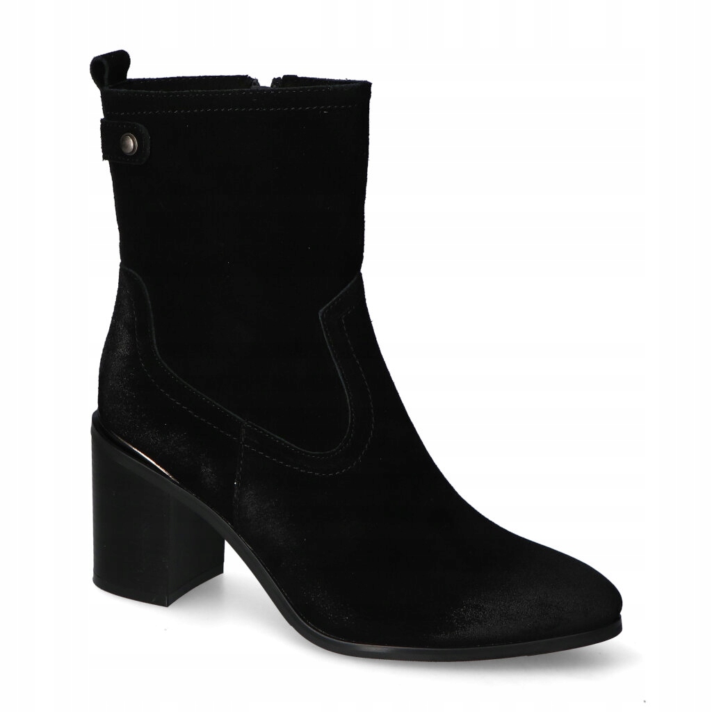 Kotníkové Kotníkové Boty Sergio Leone BT677-S černé semišové 40