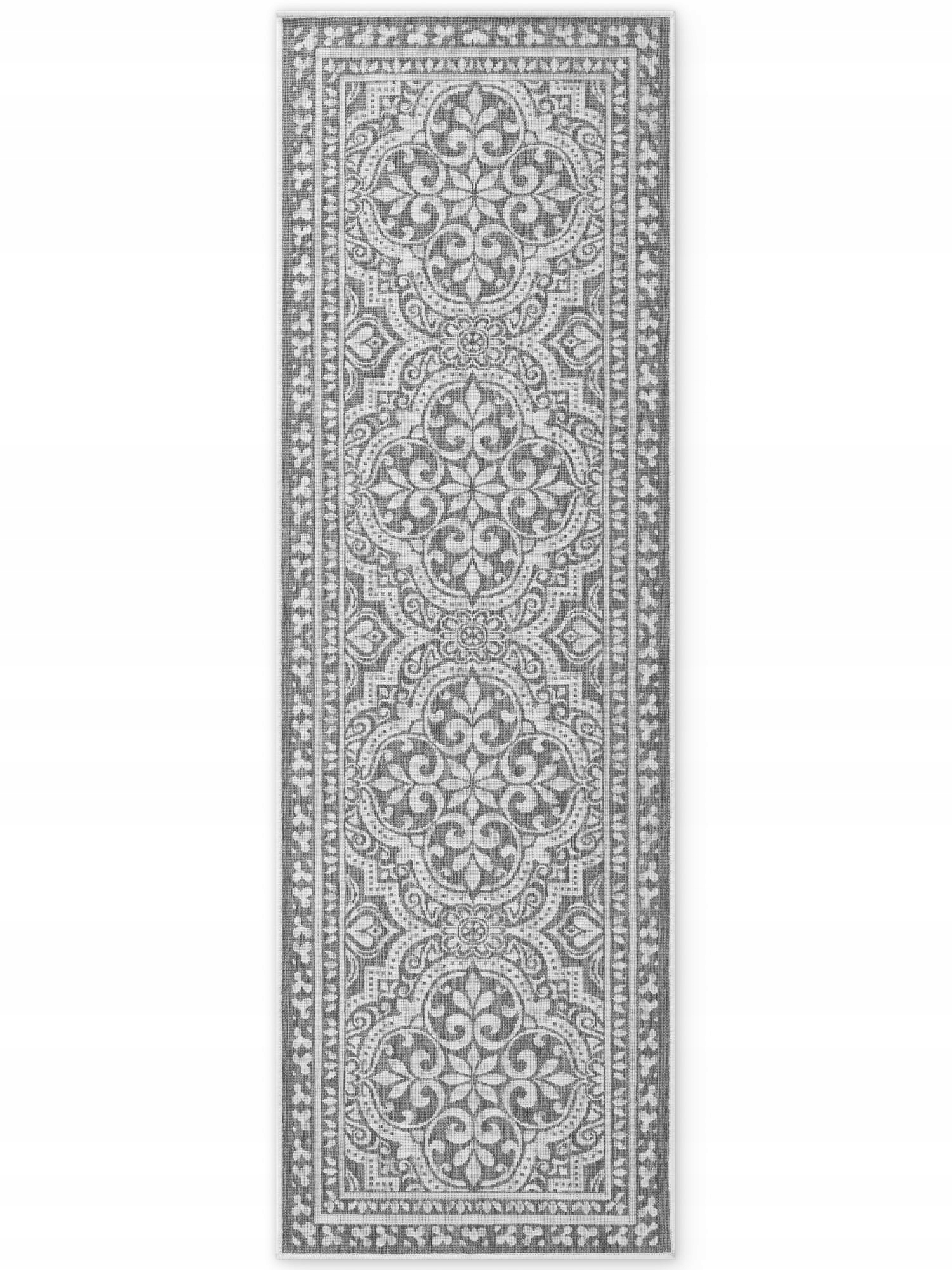 Behúň 80x250 cm, obojstranný, šnúrkový, plocho tkaný do predsiene