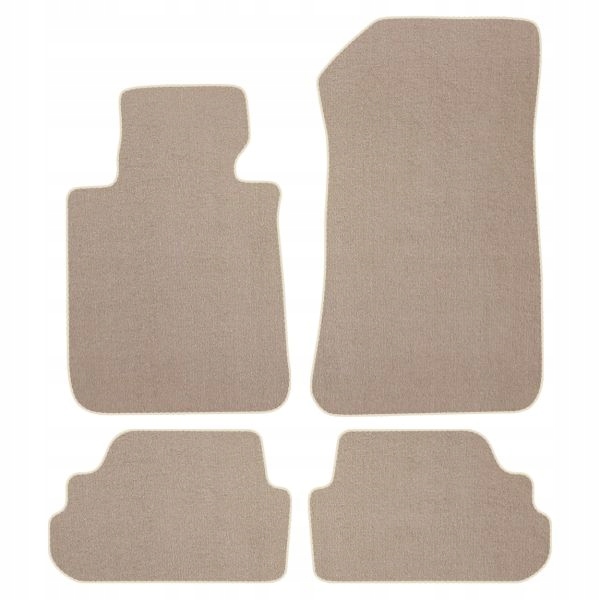 Bmw 1 E81 07-12 Koberečky velur Comfort Béž zarážky
