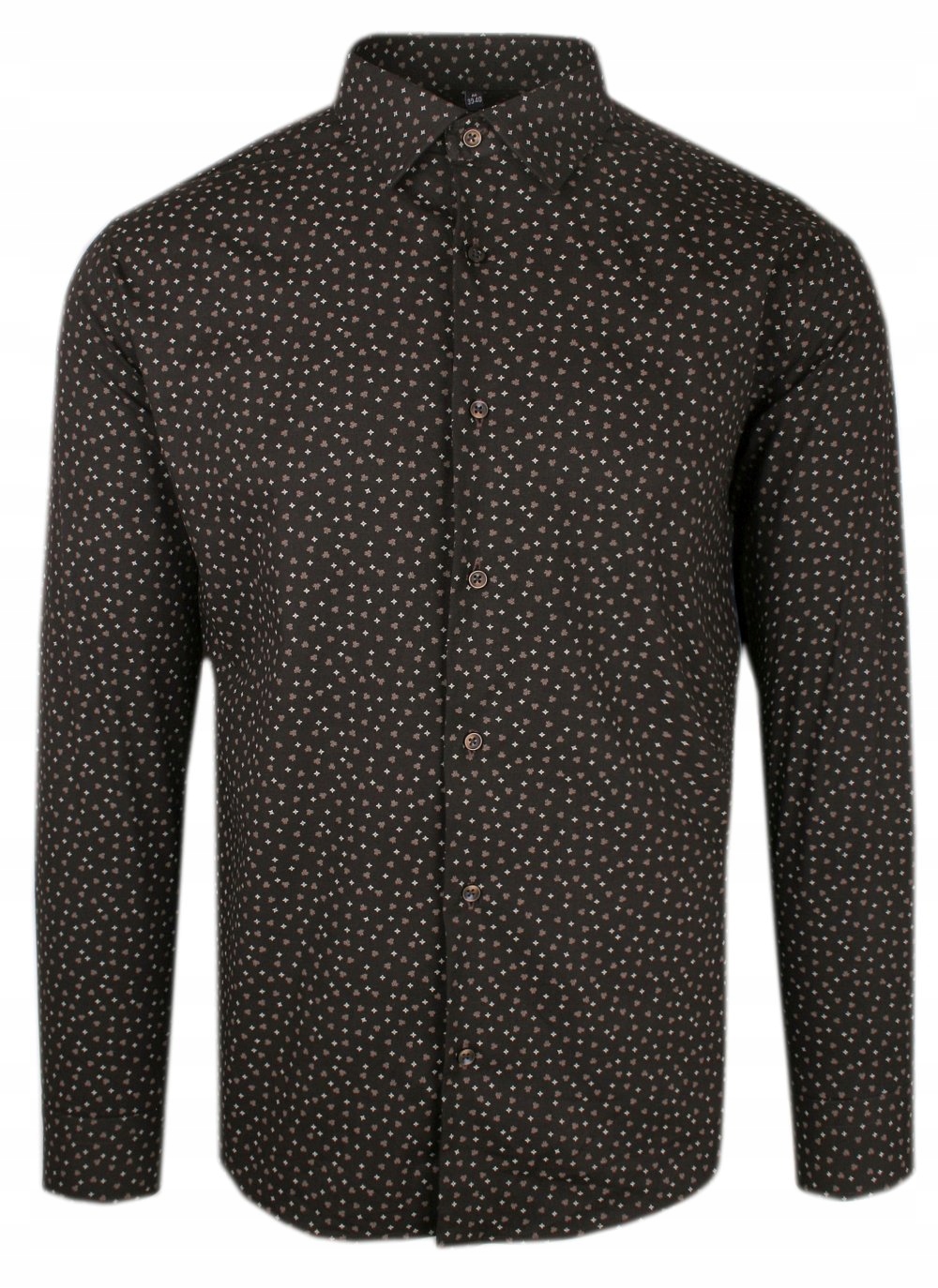 Elegantní košile, vypasovaný Střih Victorio Bronz, malý vzor 46/182-188