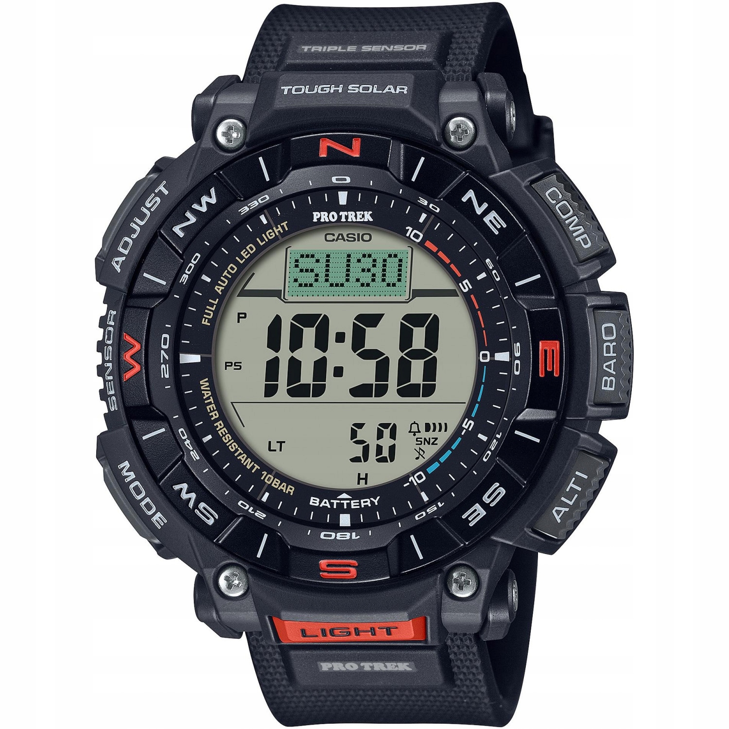 Casio ProTrek PRG-340-1ER Kompas Solární 100m