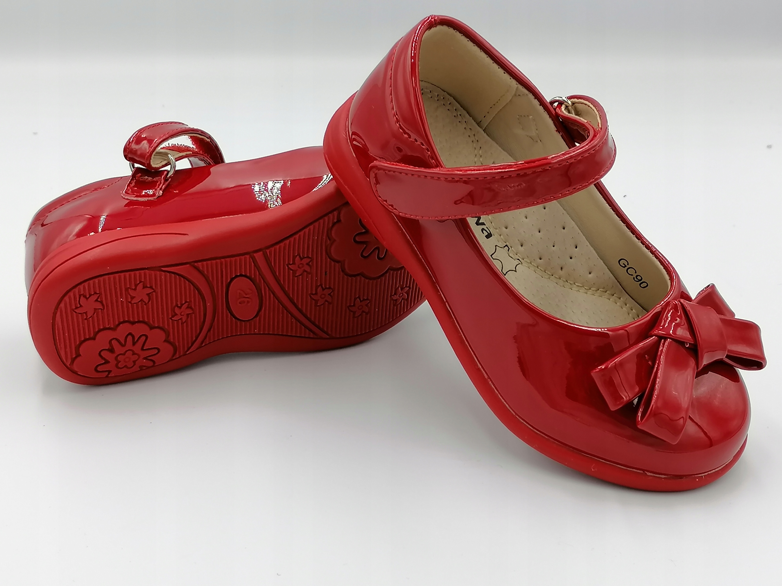 BALERINKI LAKIERKI w.skóra profil r.33 / 20,2cm Bohater brak