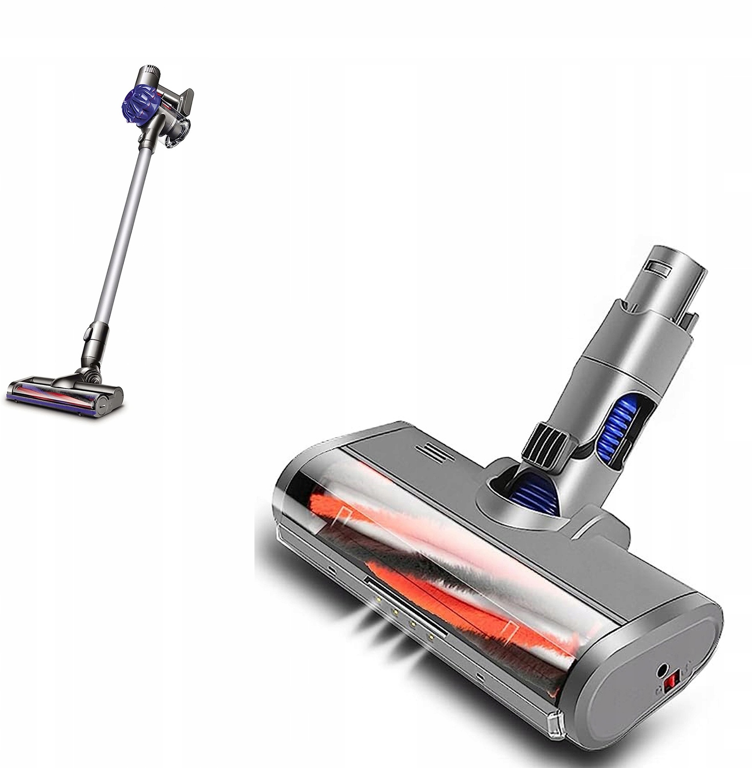 Elektrická Hlavice Mopu Pro Vysavač Dyson V6/DC58/DC59/DC61/DC62