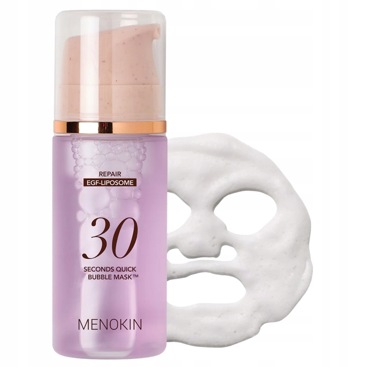 Menokin 30 Seconds Quick Bubble – regenerační pěnová maska, 95 ml