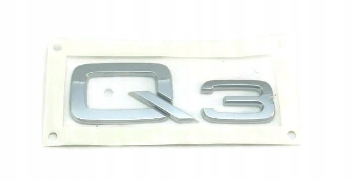 Emblém s nápisom znak logo Q3 na klapku Audi Q3