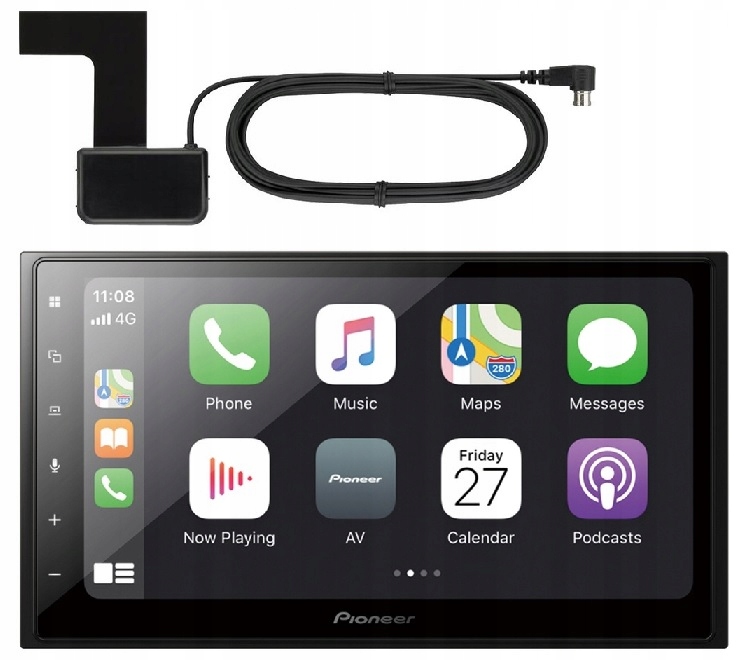 Pioneer SPH-DA250DAB Autorádio 2DIN Android CarPlay anténa Dab+