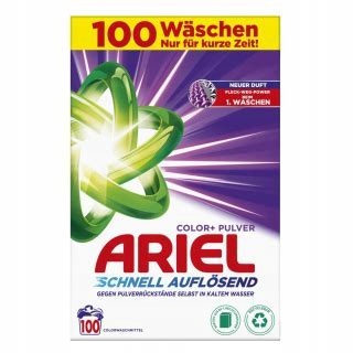 Levně Ariel Prášek na barevné prádlo 100 praní 6 kg