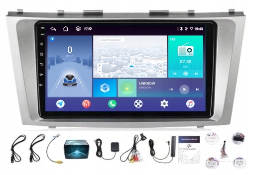 Rádio Navigácia Carplay Android Toyota Camry 2006-2011 4 Gb 64 Gb Sim