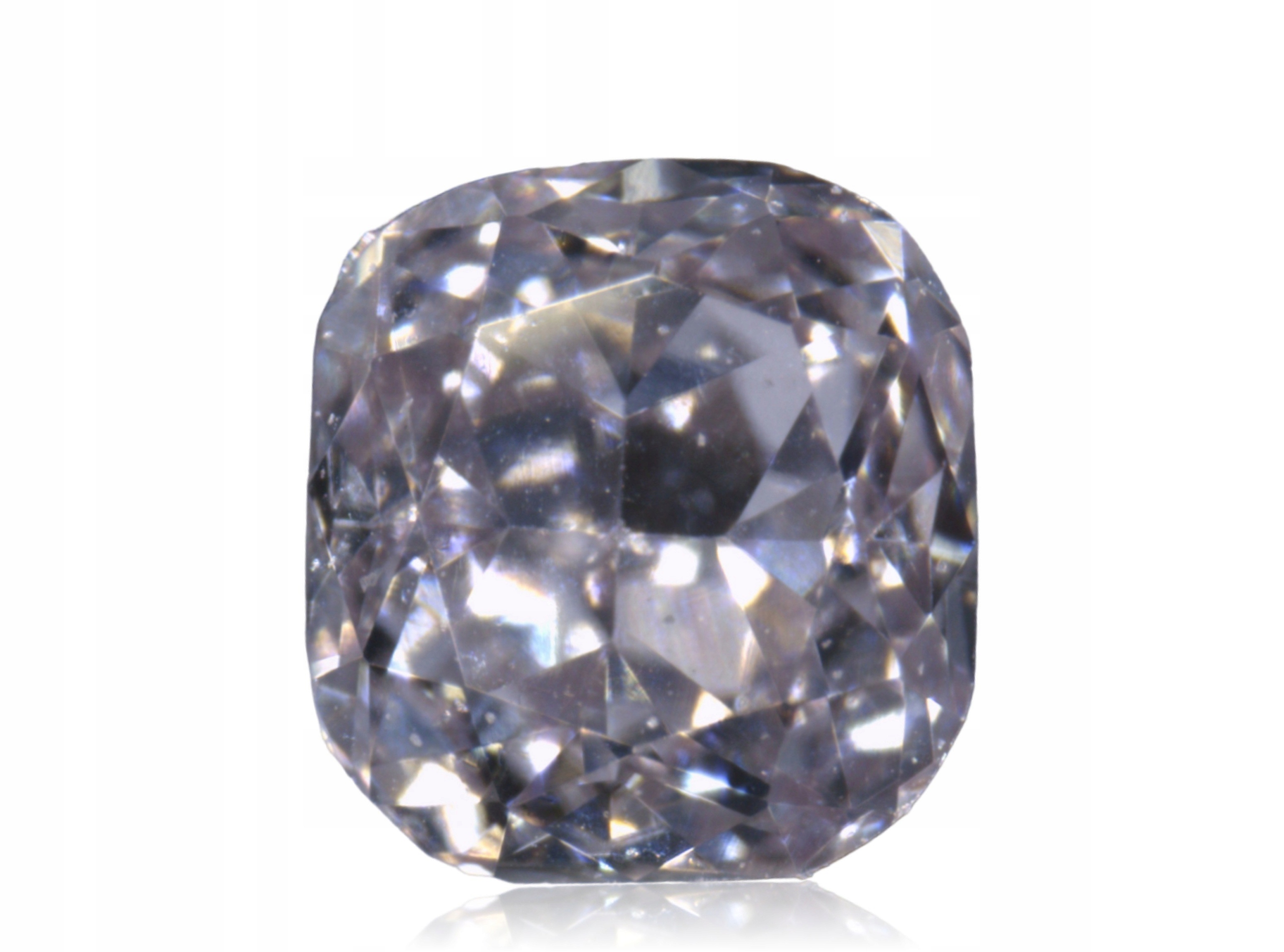 Přírodní Diamant 0.06ct Hnědý Cushion VS2 eCertifikát Wbd