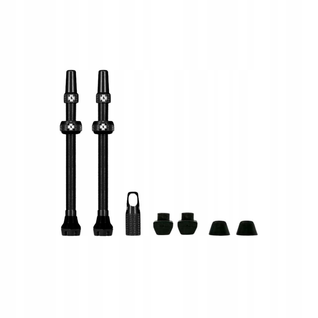 Sada ventilků Muc-Off V2 Tubeless Valves 80 mm černá