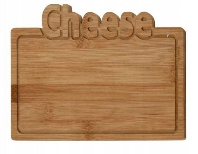 

Deska Do Krojenia Bambusowa Cheese Rzeźbiona