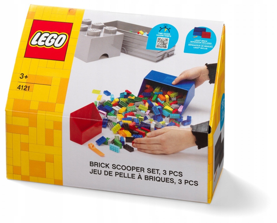 Zestaw szufelek Lego z rozdzielaczem (Niebieska/ czerwona) Lego