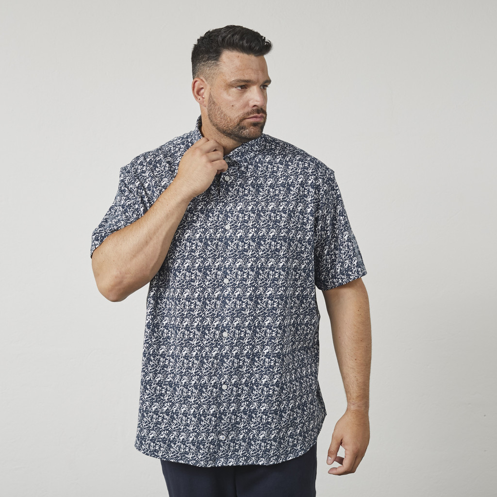 Pánská sportovní košile North Latitude modrá, velké rozměry, Velikost 5XL