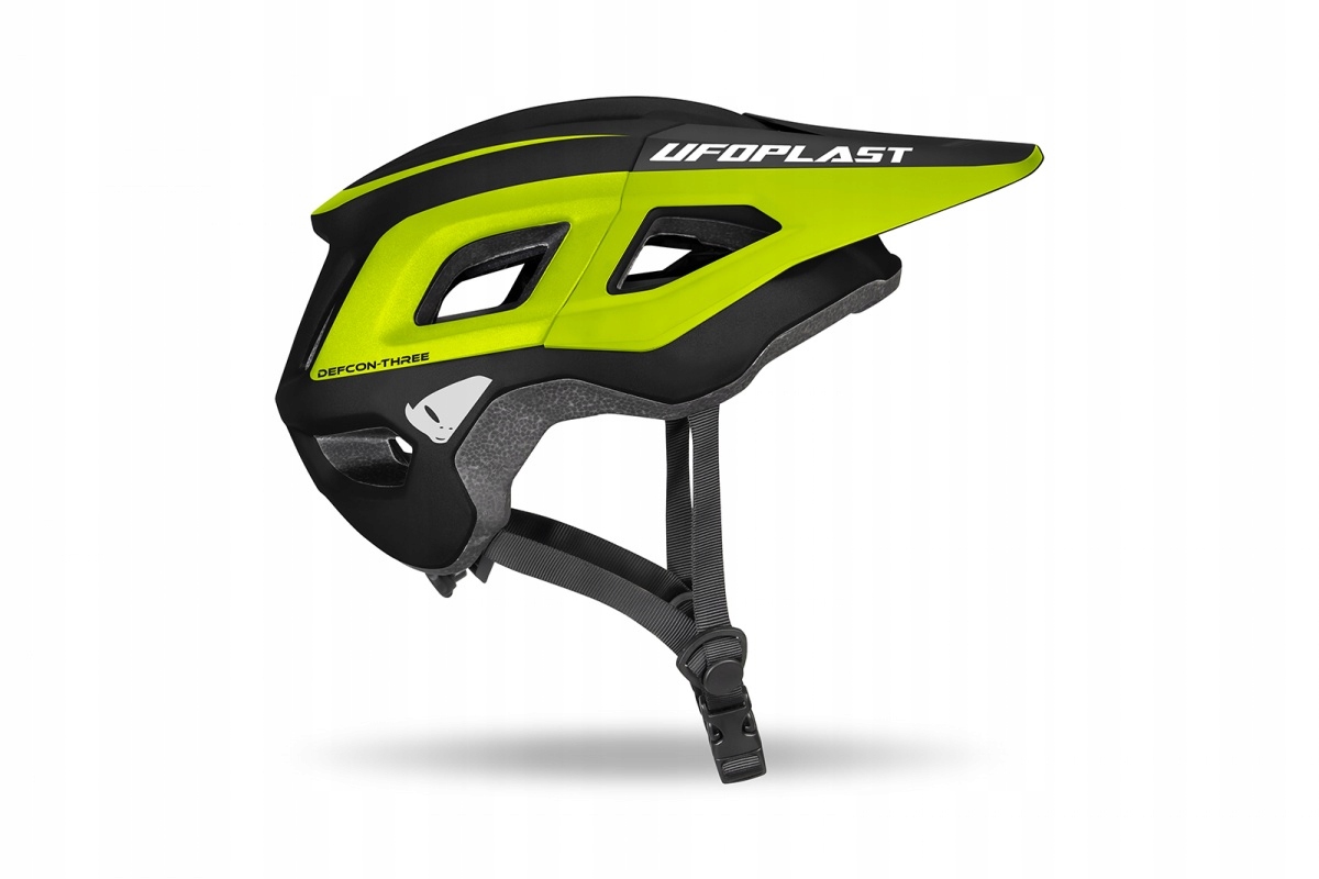 Ufo Cyklistická Přilba Mtb E-bike Defcon-three Černá/žlutá Fluo L/XL