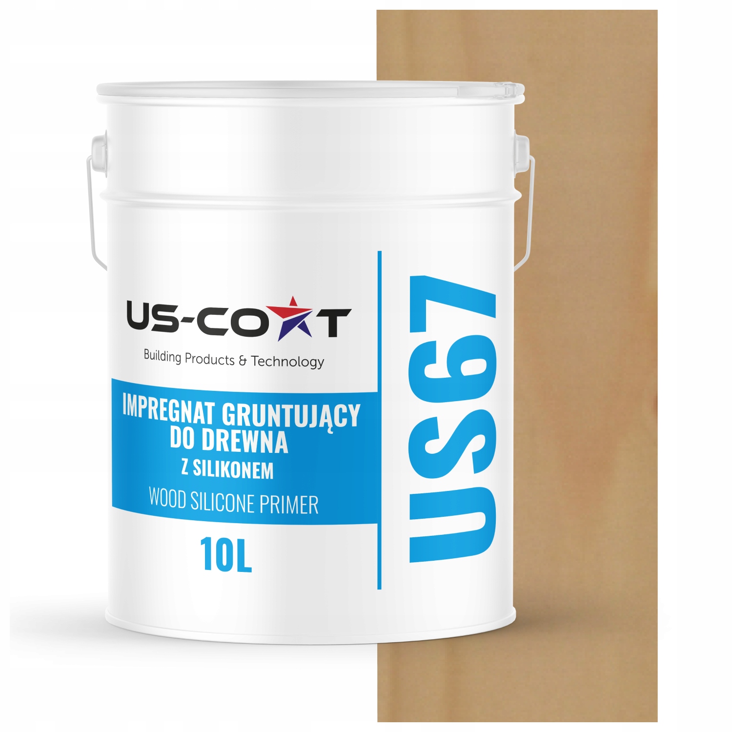 Impregnační nátěr na dřevo Bezbarvý 10L Rychleschnoucí výkonný podklad