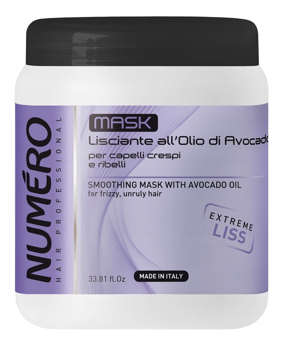 Numero Vyhlazující maska Avokádo 1000 ml