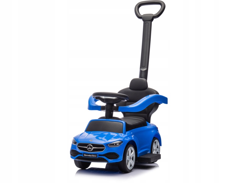 Jeździk Sun Baby Mercedes C-Class J05.040.1.3 Niebieski rączka