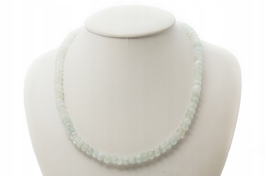 Náhrdelník Aquamarine fasetovaný Střední (GNK17)