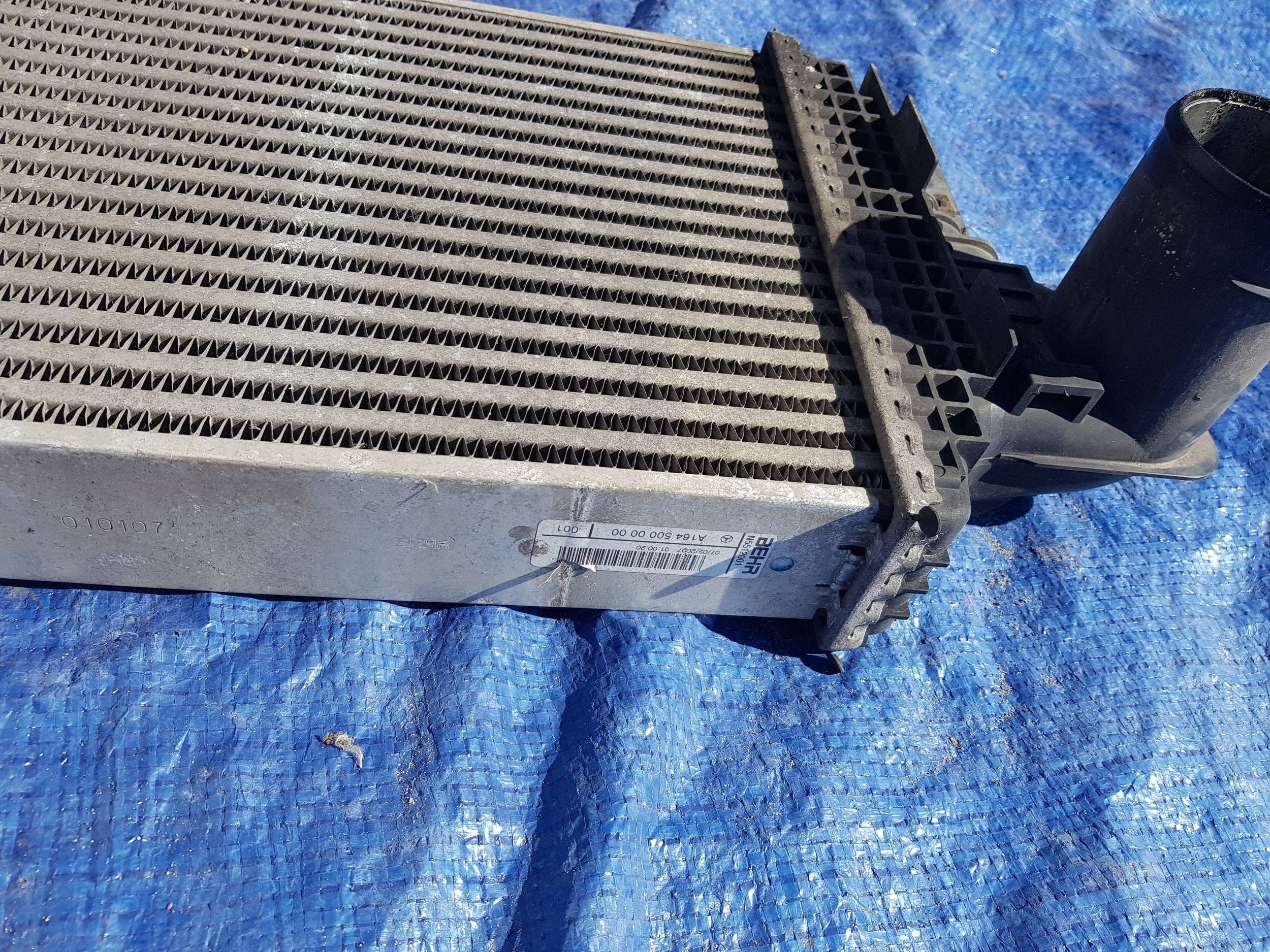 intercooler radiator MERCEDES GL X164 ML R KLASA 4.0 CDI 4.2 A1645000000