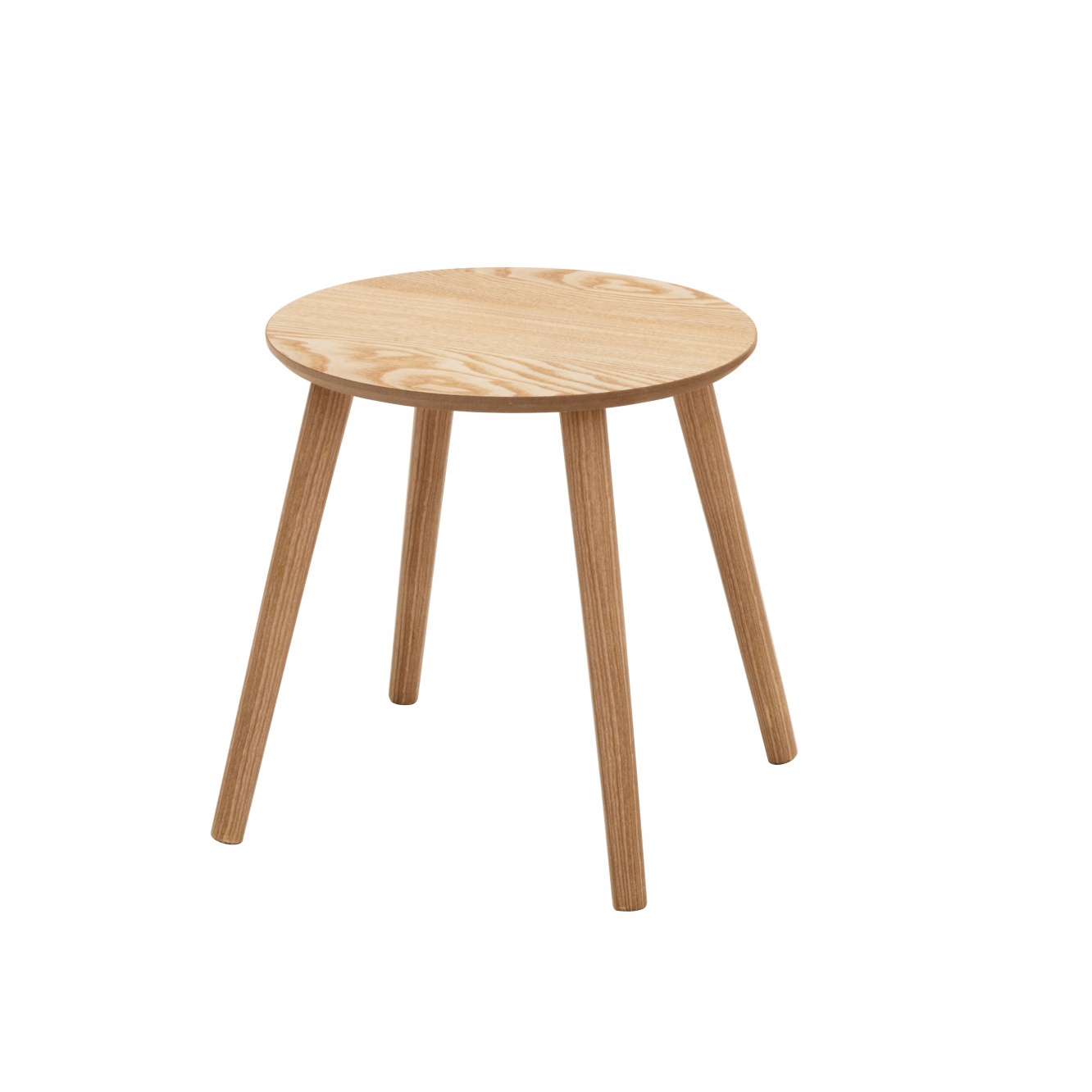 Pomocný Stolek Hnědý Mdf Borovicové Dřevo Ø 40 X 41 CM