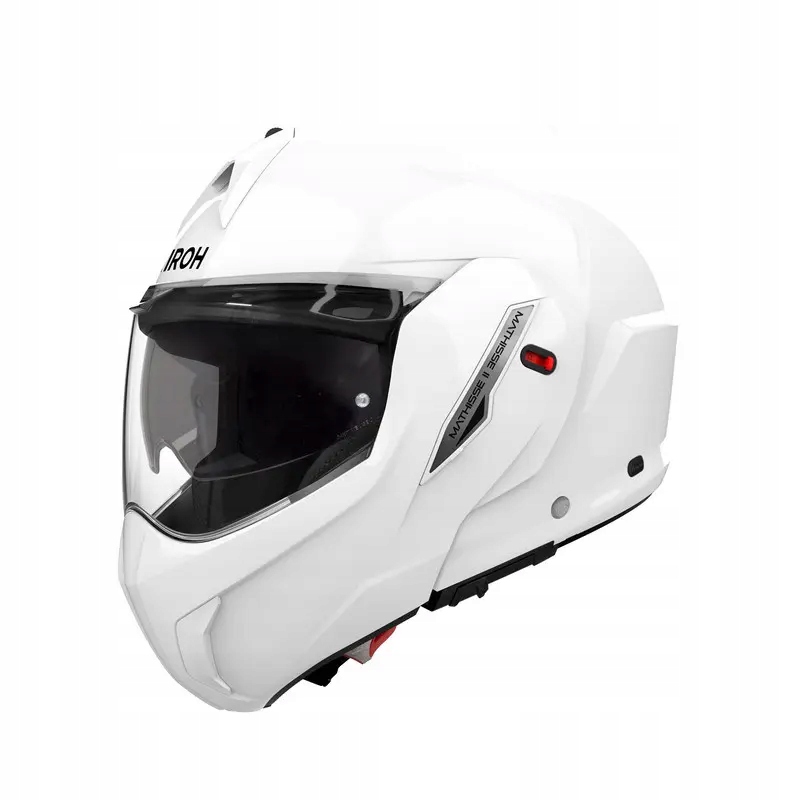 Výklopná prilba na motorku Airoh Mathisse II Color White Gloss M