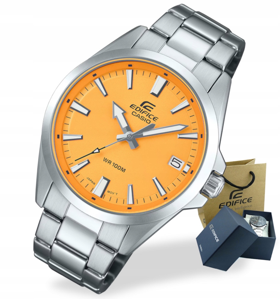 Klasické pánské hodinky na náramku Casio Edifice EFV-100D Gravírování 0 zł
