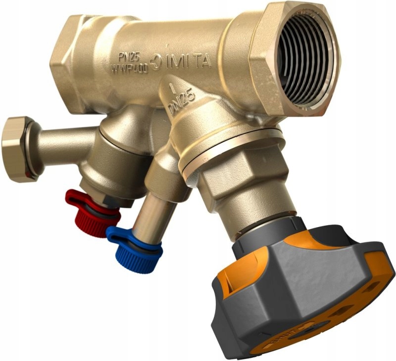 Vyvažovací ventil DN20 Stad Gw-gw s odvodňovaním 3/4" PN25 Tour Anderson