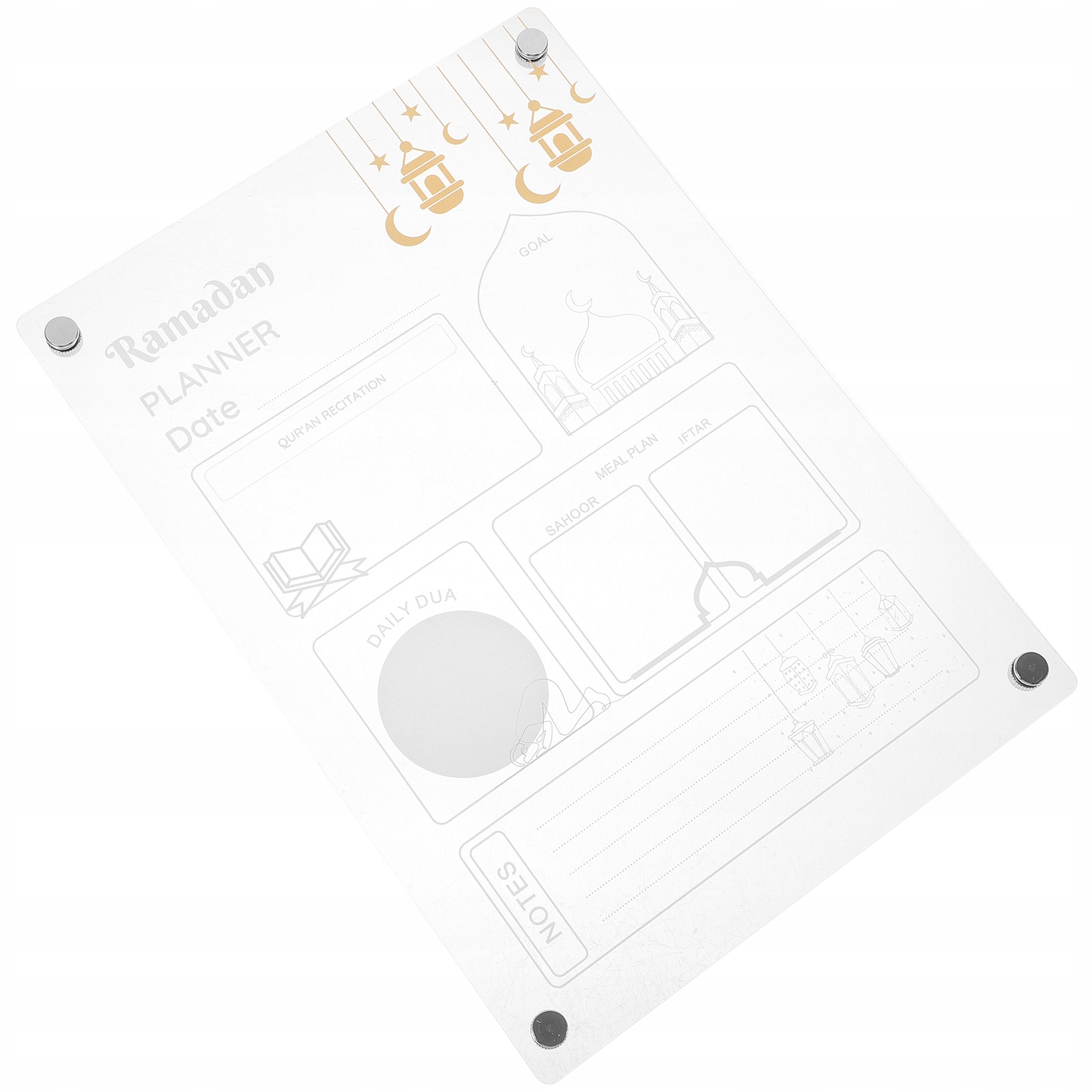 LODÓWKA AKRYLOWA TABLICA WIADOMOŚCI