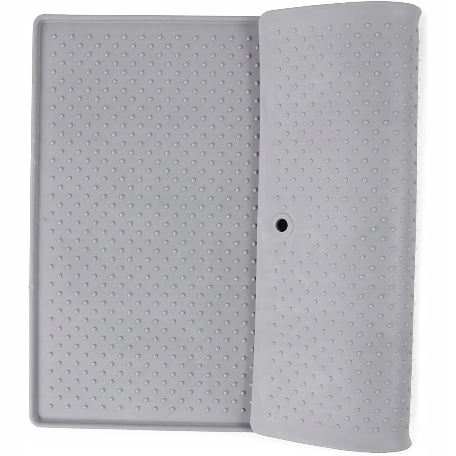 Dexas Grippmat M mata pod miski dla psa, silikonowa 33x48cm Szary