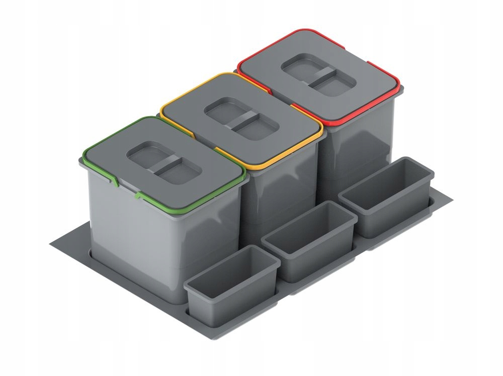 Kosz na śmieci Pojemnik Rejs PRAKTIKO 80 3x15l