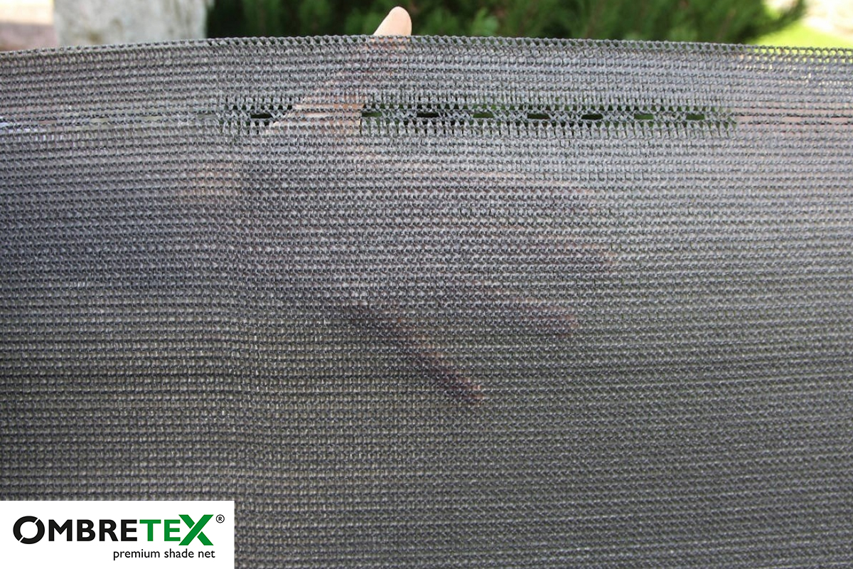 SIATKA MASKUJĄCA OSŁONA OD SŁOŃCA KURZU SĄSIADÓW 1,7x5m 95% GRUBA MATA Wysokość 1.7 m