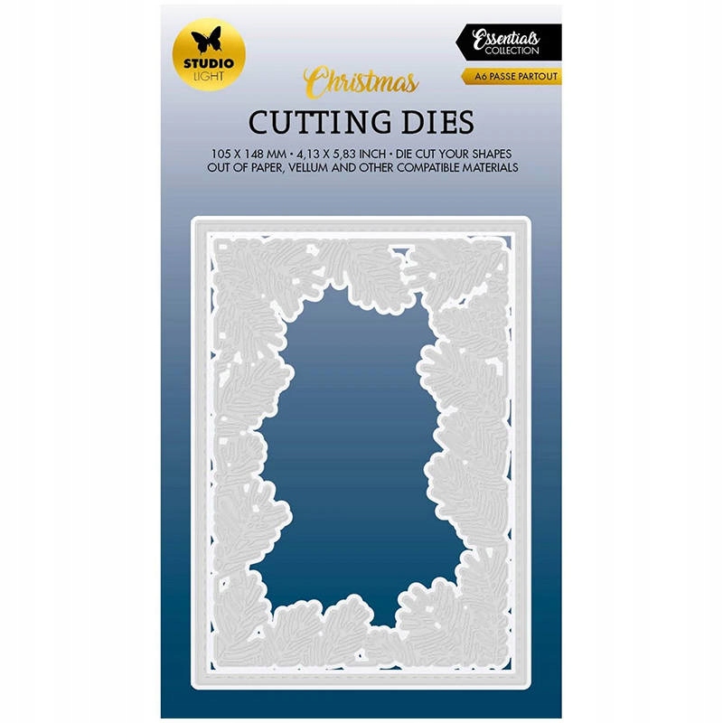 Vykrajovátka StudioLight Passe partout rámeček s větvičkami