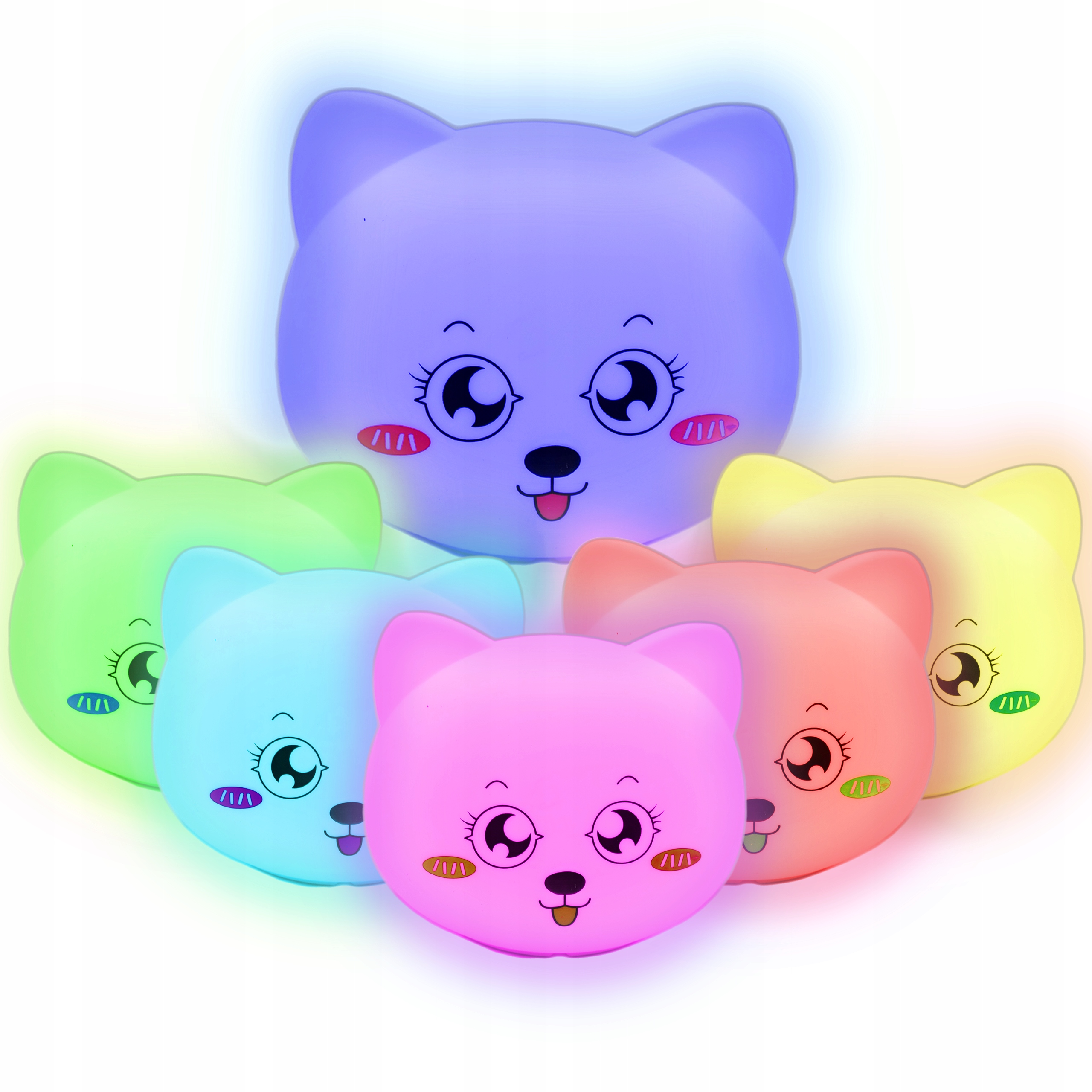 Silikonowa lampka nocna LED RGB KOTEK Marka APPIO