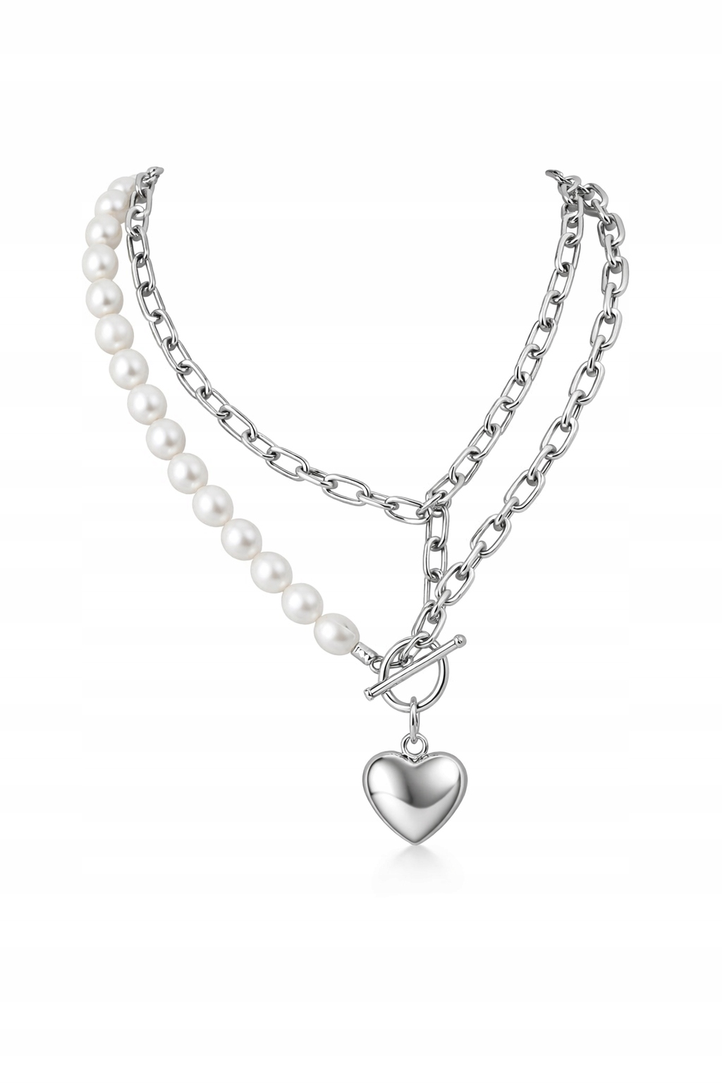 Ania Kruk Náhrdelník Řetěz Barokní Perly S Přívěskem 45 I3C