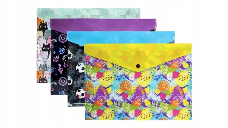 Aktovka Obálka A4 pro ukládání dokumentů Kancelářské aktovky Sada 12 ks