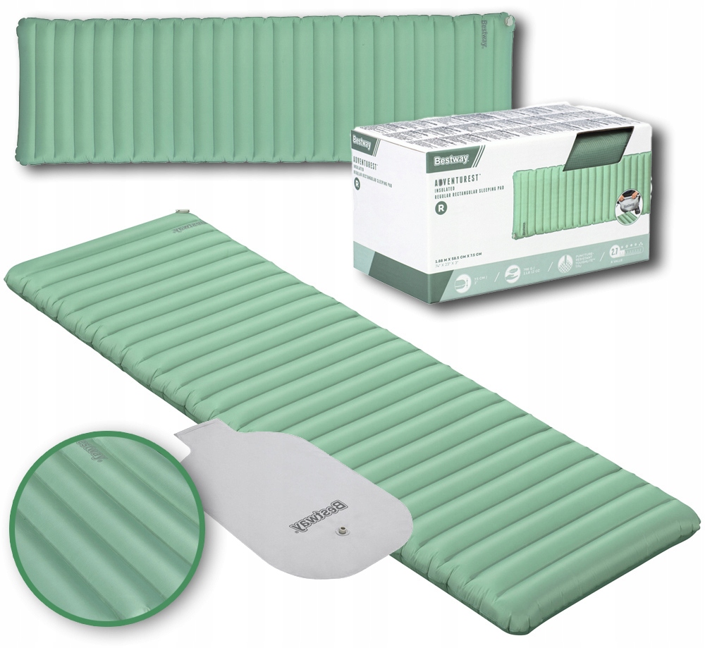 Karimatka Do Spacáku Bivak Silná Turistická Matrace Skládací 198 cm