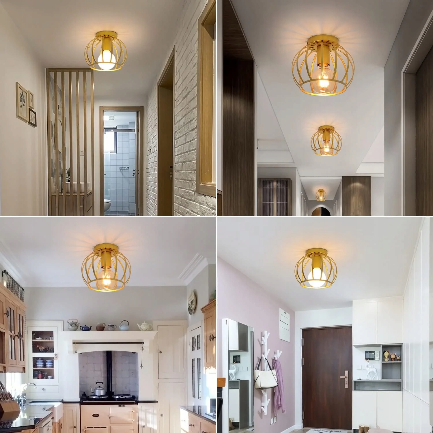 LAMPA SUFITOWA W STYLU VINTAGE DO PRZEDPOKOJU E27 Rodzaj gwintu E27