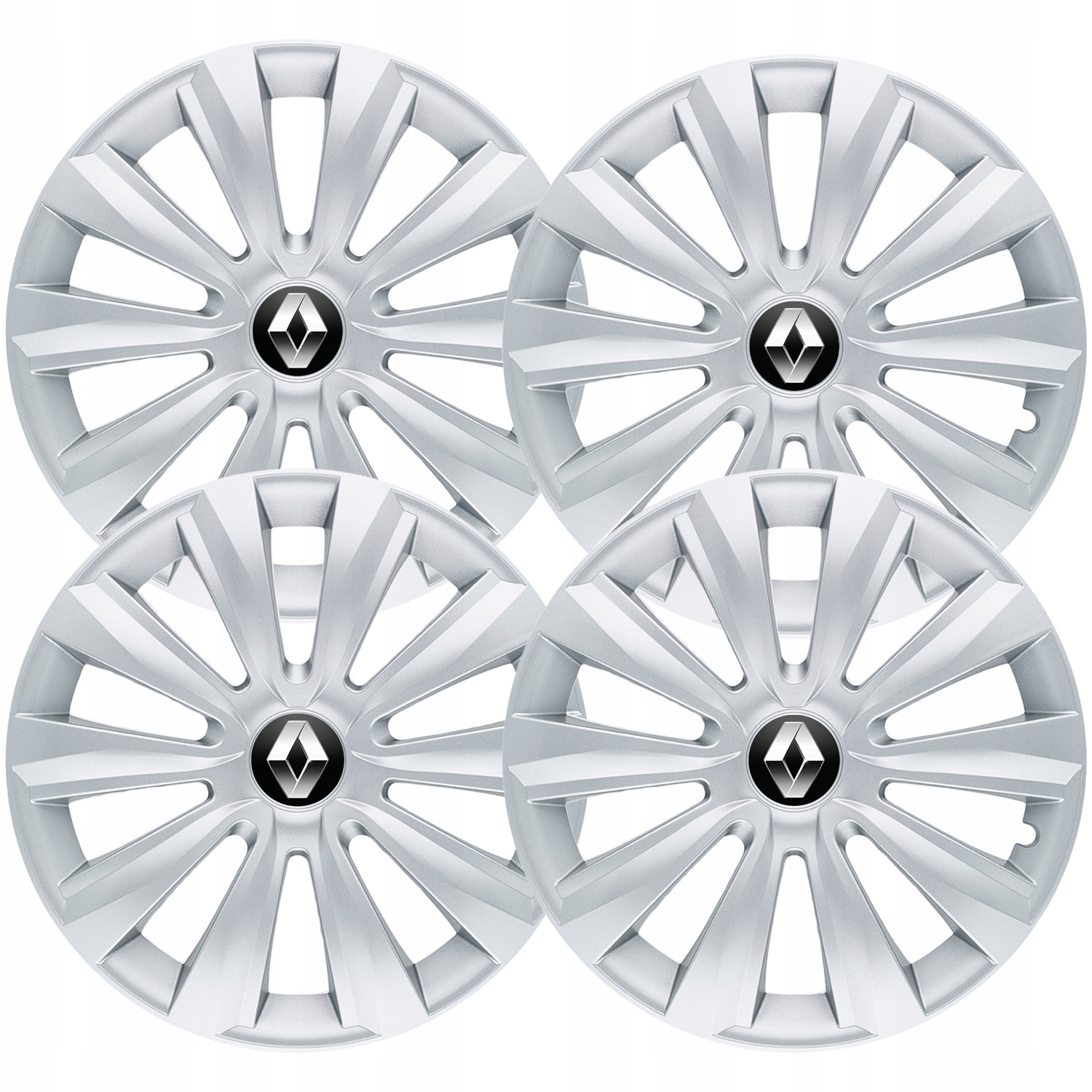 KOŁPAKI 15" DO RENAULT + KOMPLET 4szt DEKIELKÓW ZNACZKÓW PREMIUM! Liczba sztuk 4 szt.