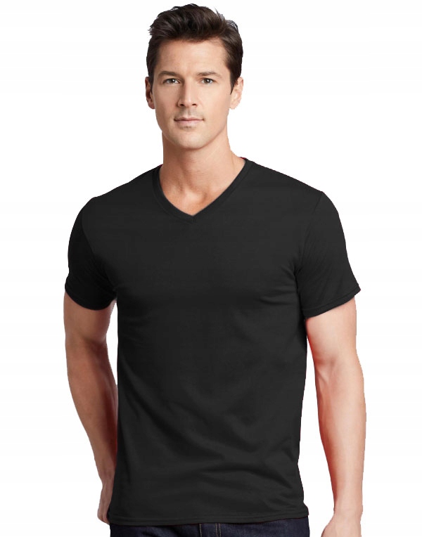 

Męski T shirt 100% Bawełna podkoszulka Value V S