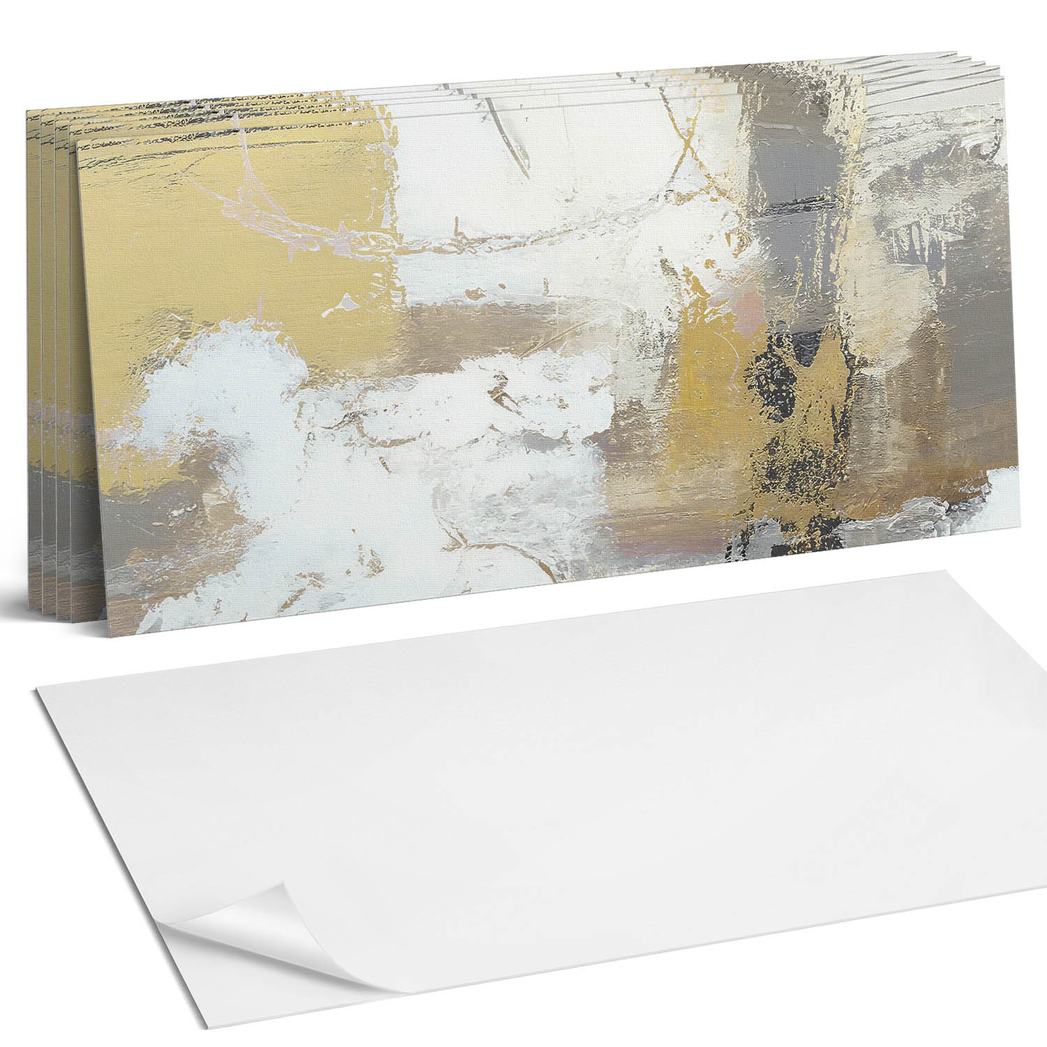 Vinylové dlaždice s motívom do kuchyne Štýlový grafický obrys 6 x 60 x 30 cm