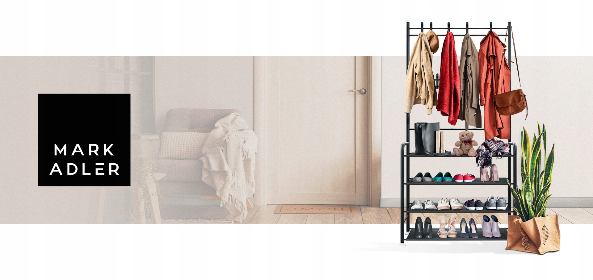 WIESZAK STOJĄCY NA UBRANIA BUTY STOJAK SZAFA METAL Kod producenta MA-Keeper 2.0