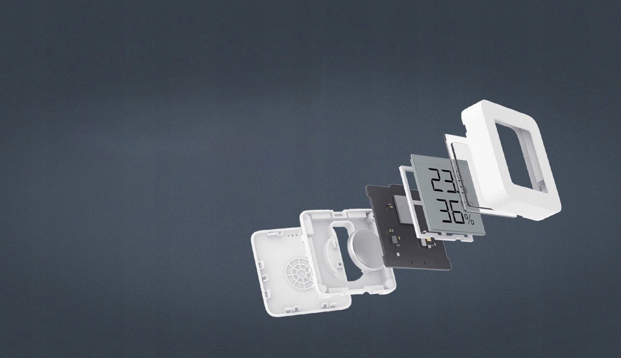 Bateria + Czujnik temperatury i wilgotności LCD Tuya ekosystem Xiaomi Cechy dodatkowe łączność z bluetooth wyświetlacz