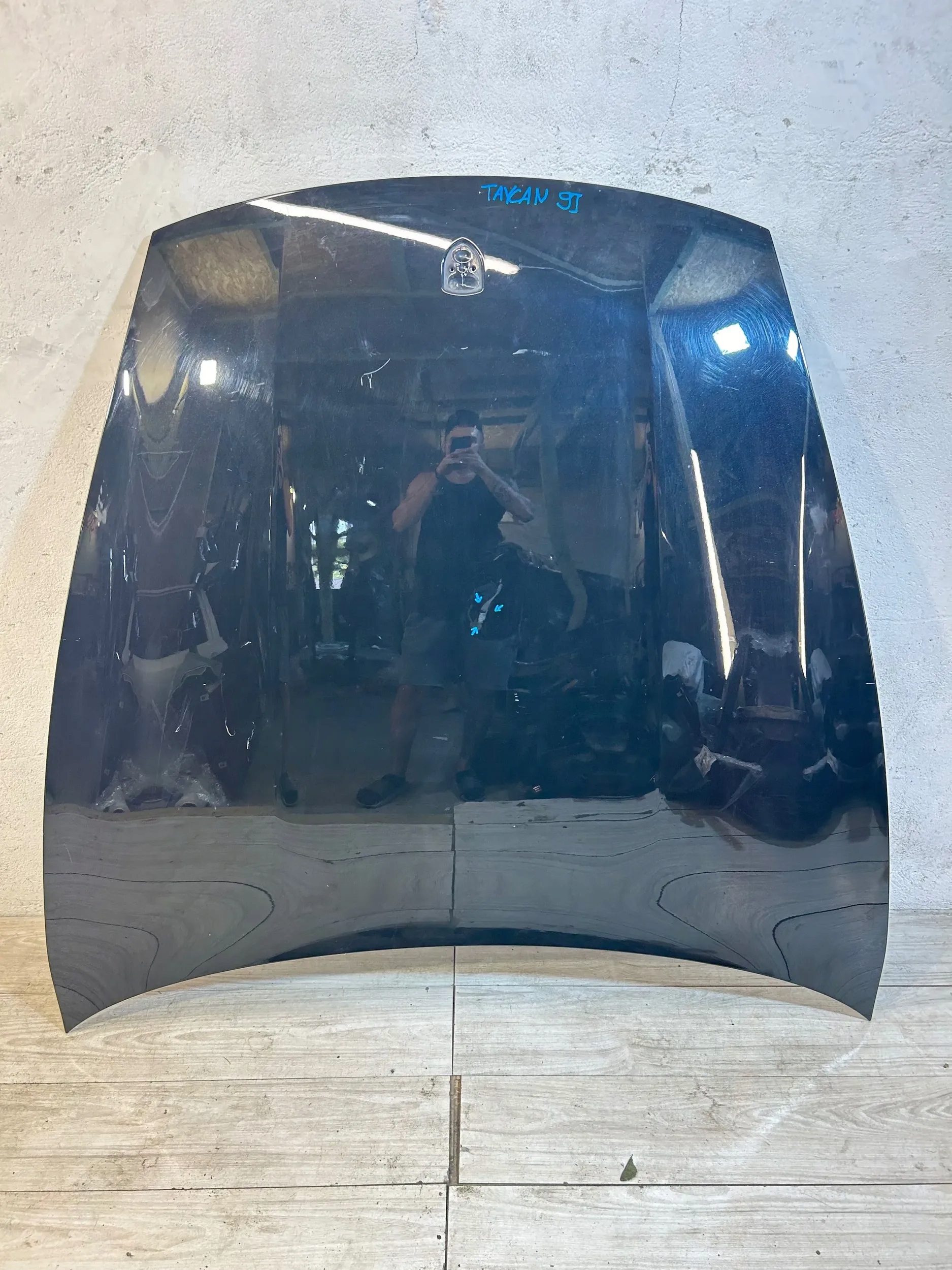 Motorhaube Porsche Taycan Y1A Bonnet Hood - Thumbnail 1