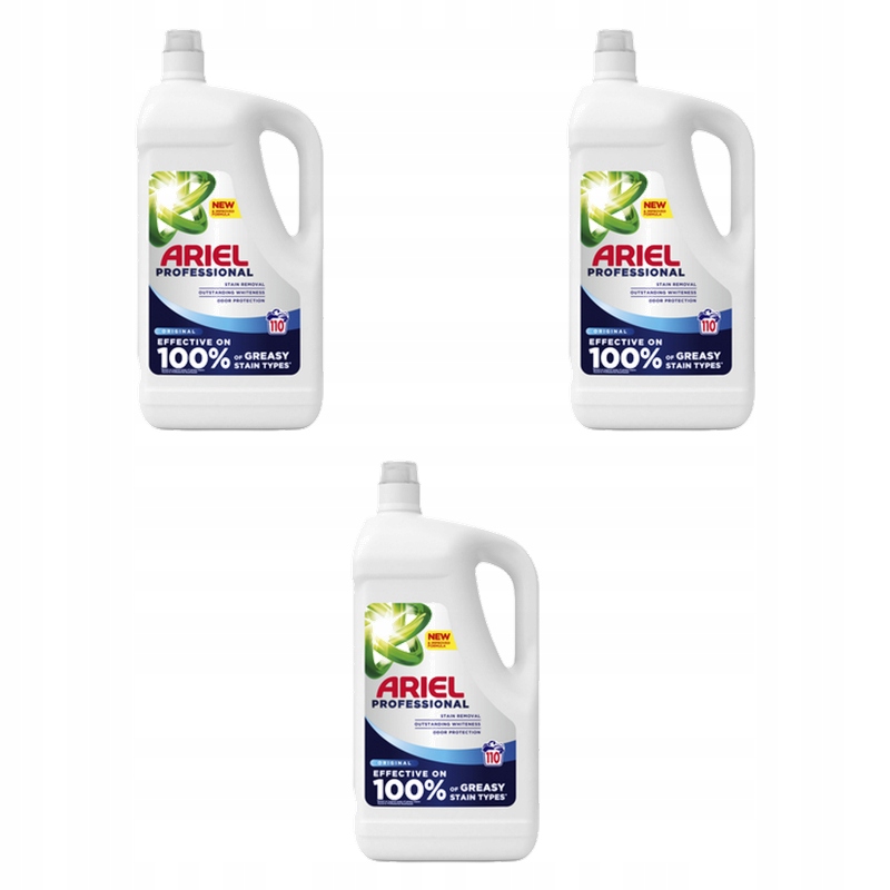 Ariel Professional Original Tekutý prací prostředek 4.95 l 110 praní X3