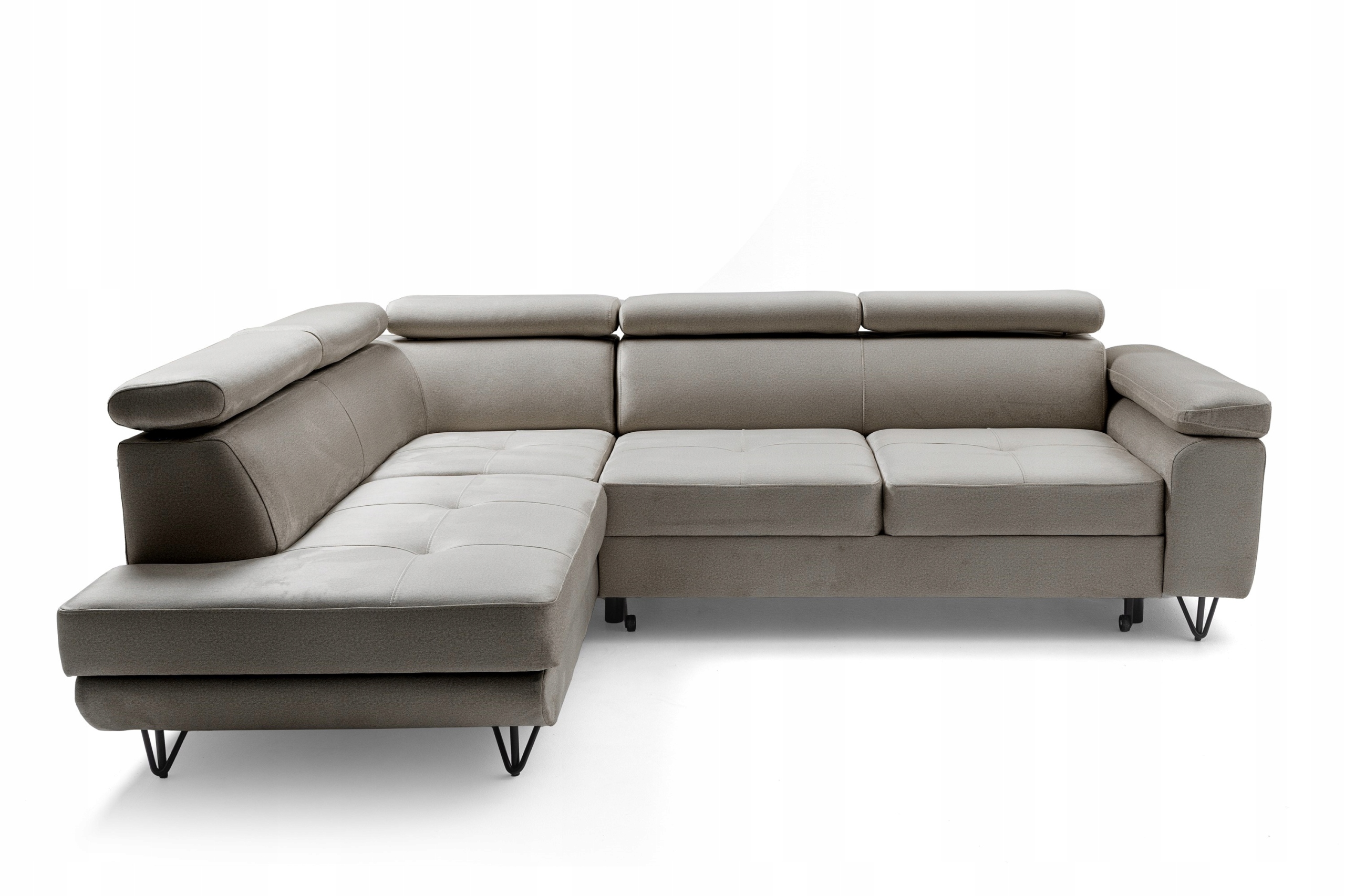 Rohová Sedací Souprava Funkce spaní Kontejner