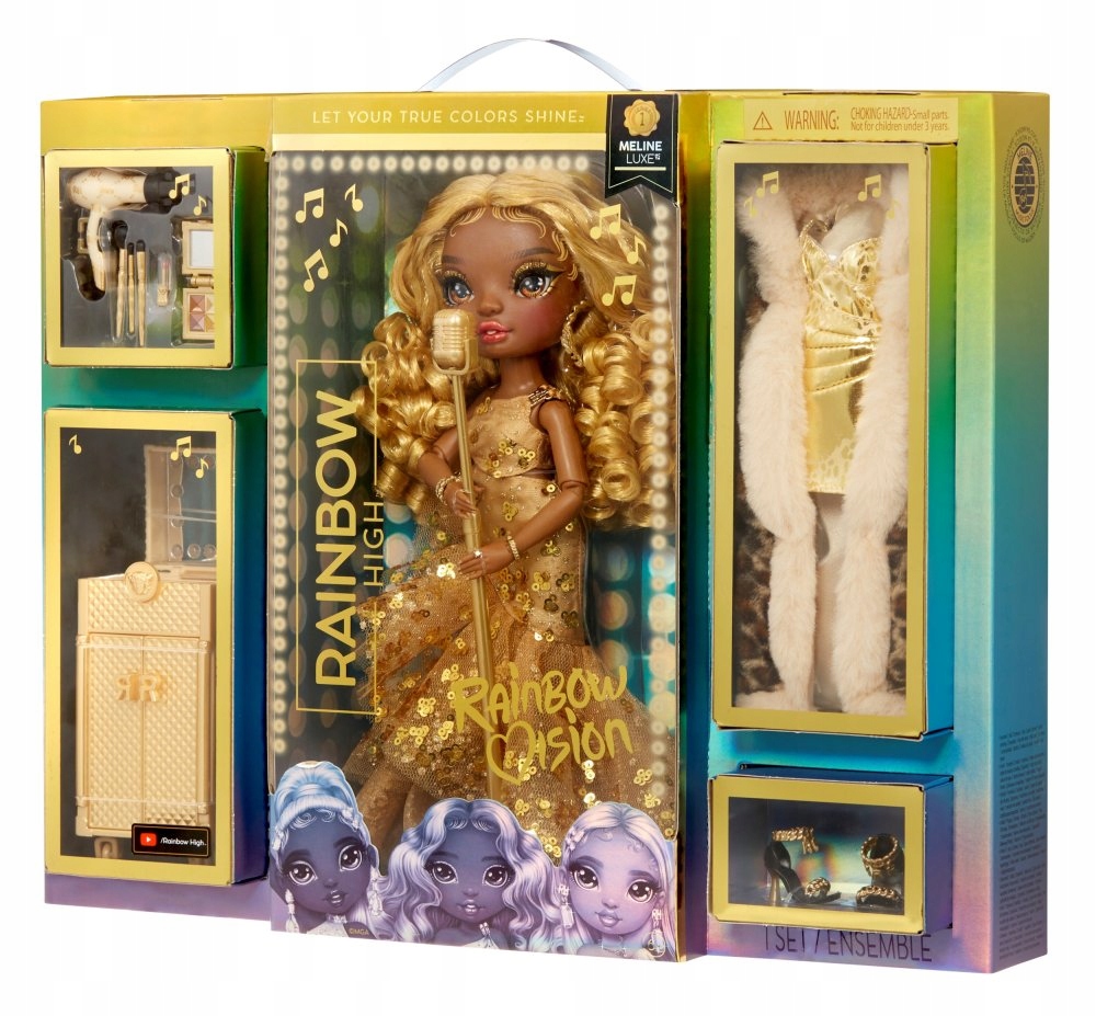 

Rainbow High Lalka Meline Luxe Vision Fashion +akc