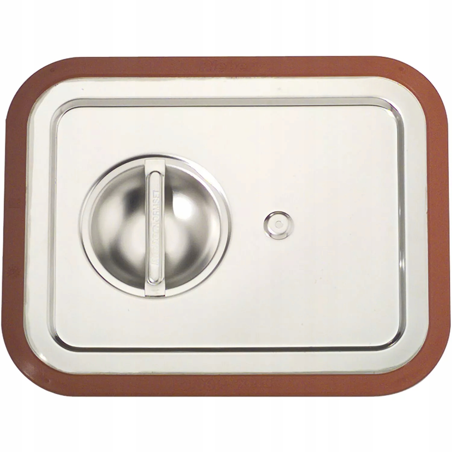 víko na gastro nádobu Gn 1/2 s uchem vodotěsné nerez Rieber