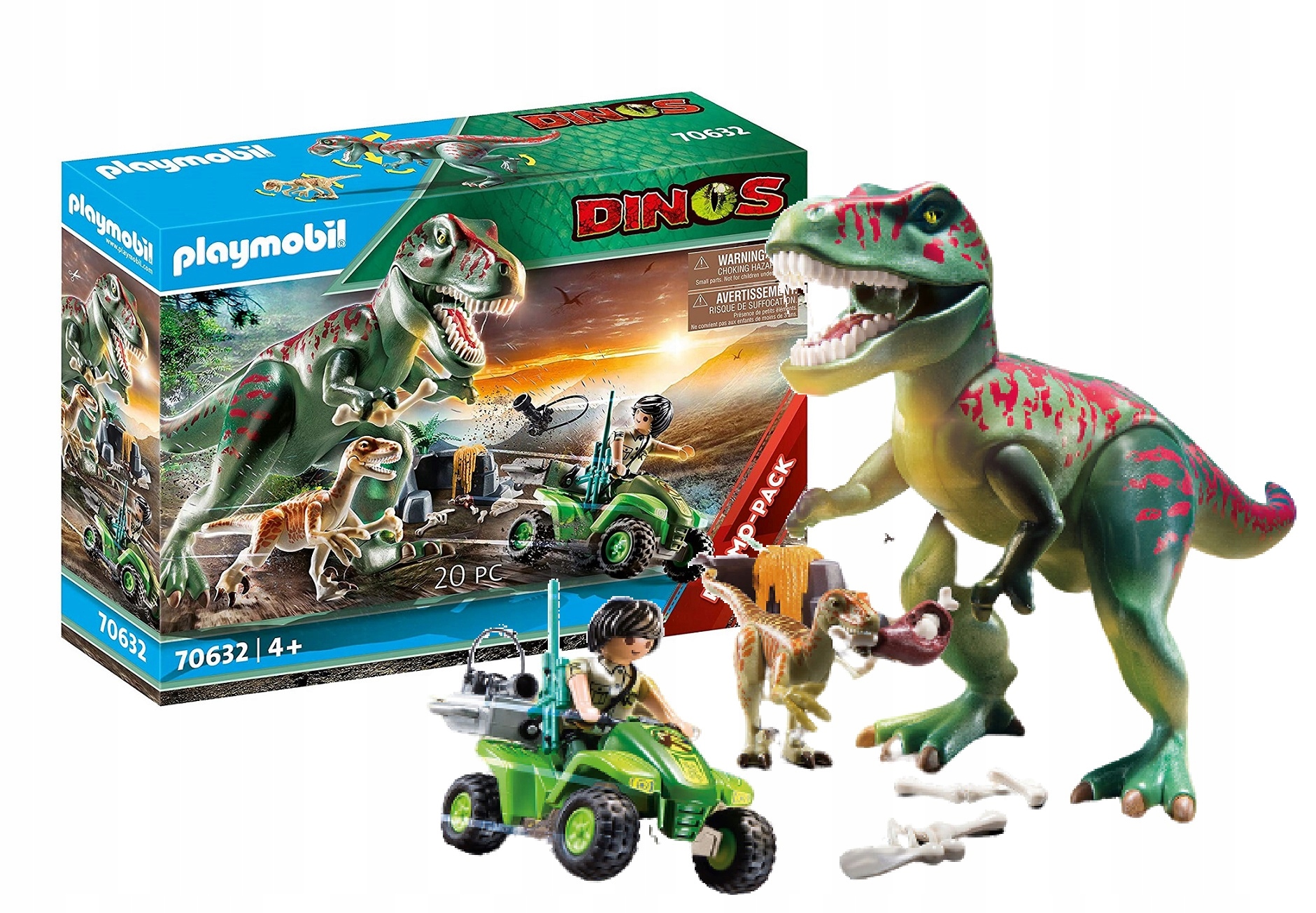 

Klocki Playmobil Atak T-Rex 70632 Dinos Dinozaur